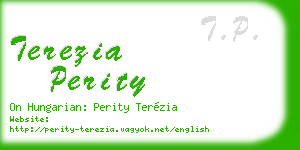 terezia perity business card